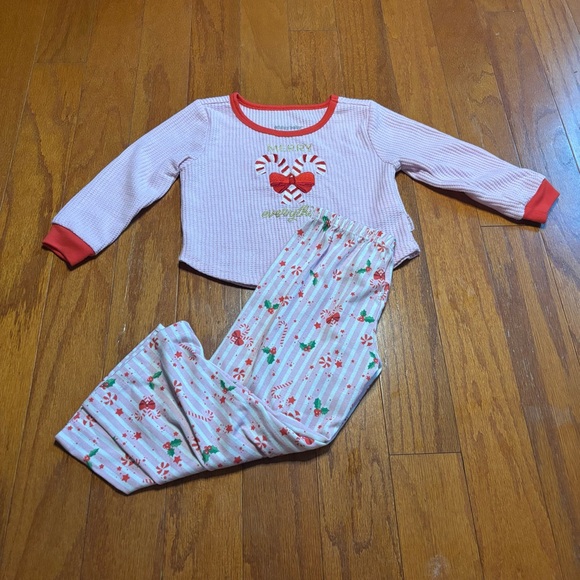 Bitty Baby Candy Cane Flannel Pajamas size 3T - Picture 1 of 5